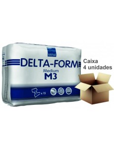 Fralda Abena Delta - Form M3 - Caixa de 4 embalagens